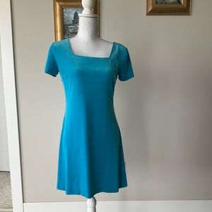 One of a kind velvet dress in gorgeous color